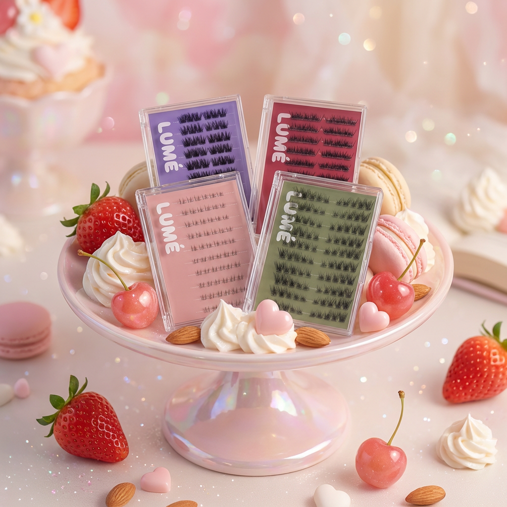 Lumé 5D Marshmallow Self-Adhesive Lash Clusters