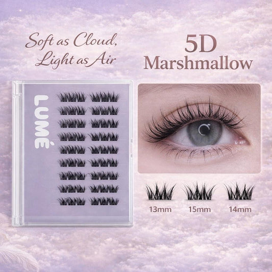 Lumé 5D Marshmallow Self-Adhesive Lash Clusters