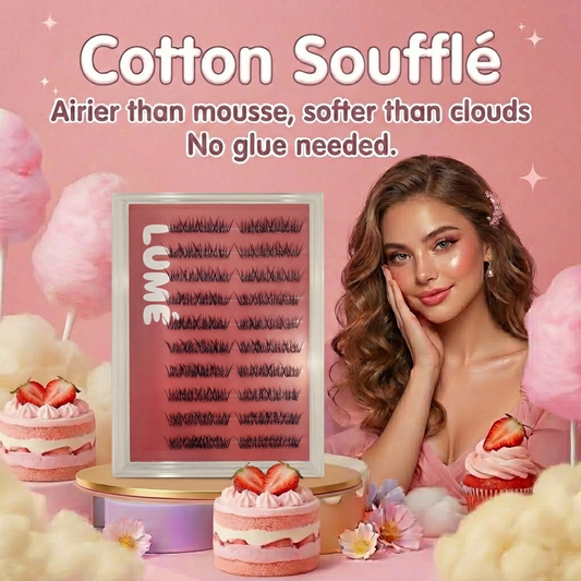 Lumé Cotton Soufflé Self-Adhesive Lash Clusters