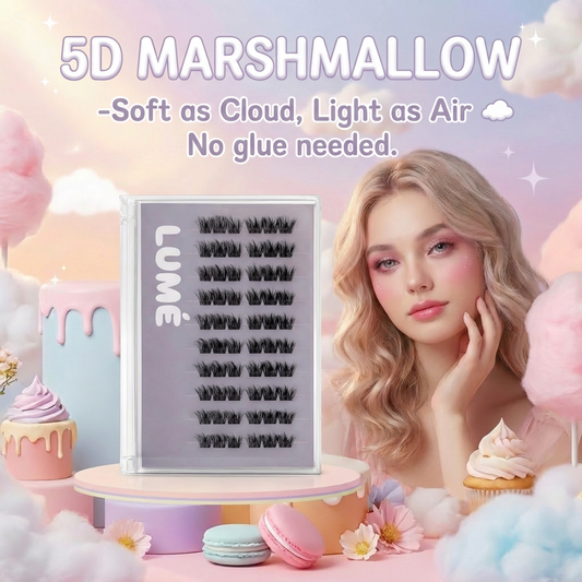 Lumé 5D Marshmallow Self-Adhesive Lash Clusters