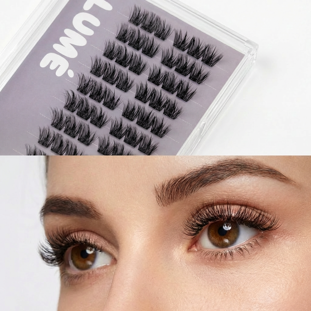 Lumé 5D Marshmallow Self-Adhesive Lash Clusters
