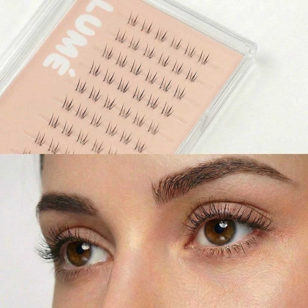 Lumé Brownie Silk Crumb Lower Lash Series Self-Adhesive Lash Clusters